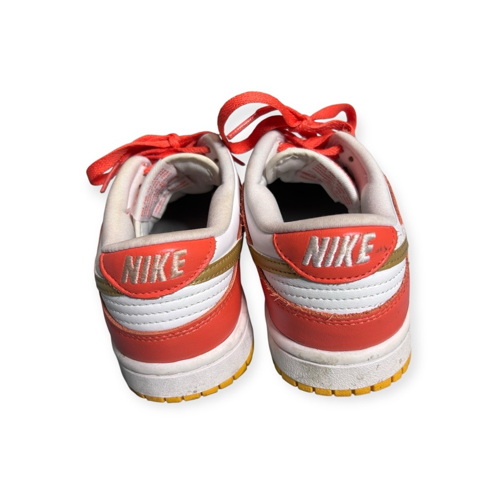 Nike Dunk Low Sneaker “University Gold” - Size 7, Orange/White/Gold - Picture 6 of 9